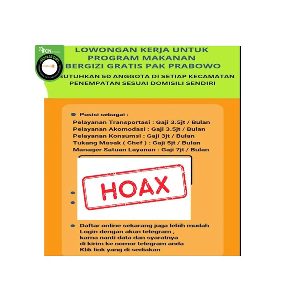 Aplikasi pendeteksi loker hoax